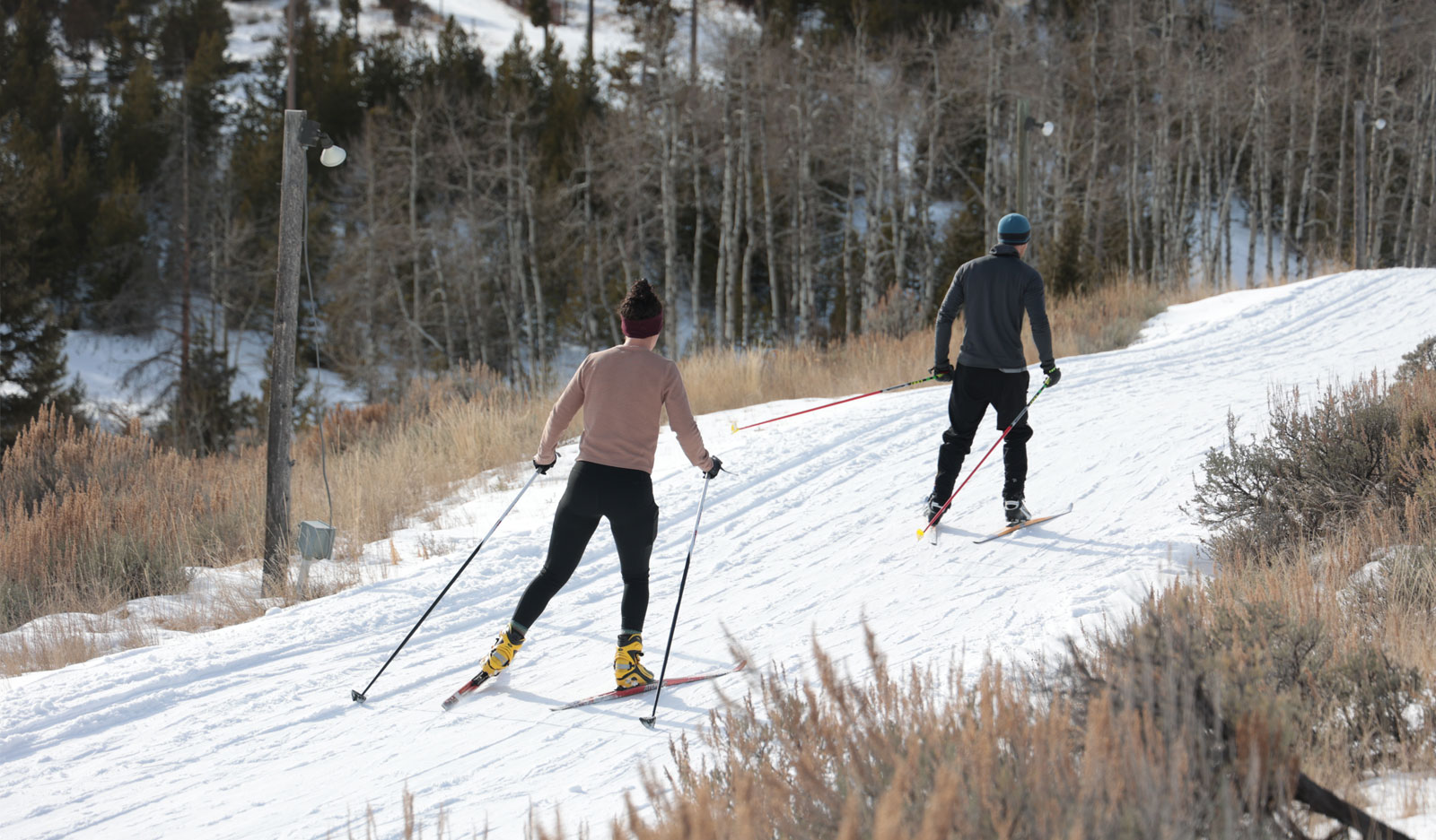 Homestake Ranch SNöFLINGA Skate Ski Lesson at Homestake Lodge - SNöFLINGA | Montana's ...